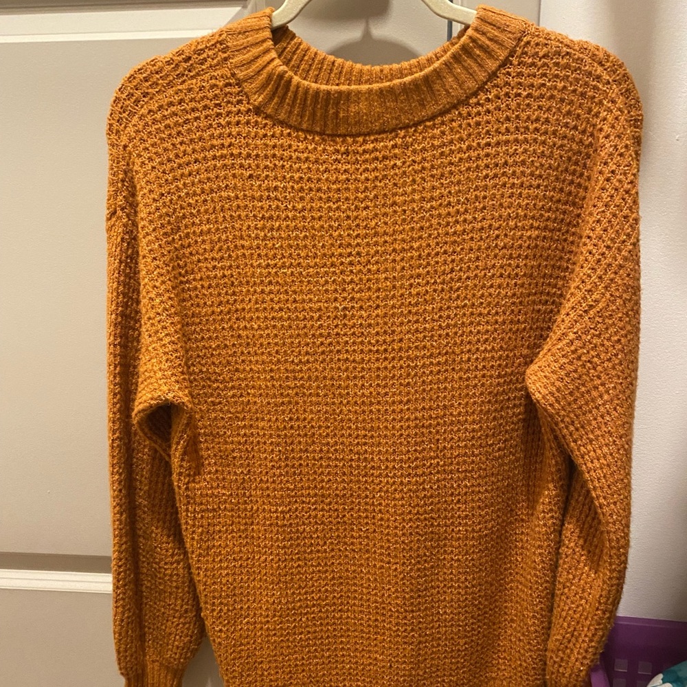 Burnt Orange fall sweater